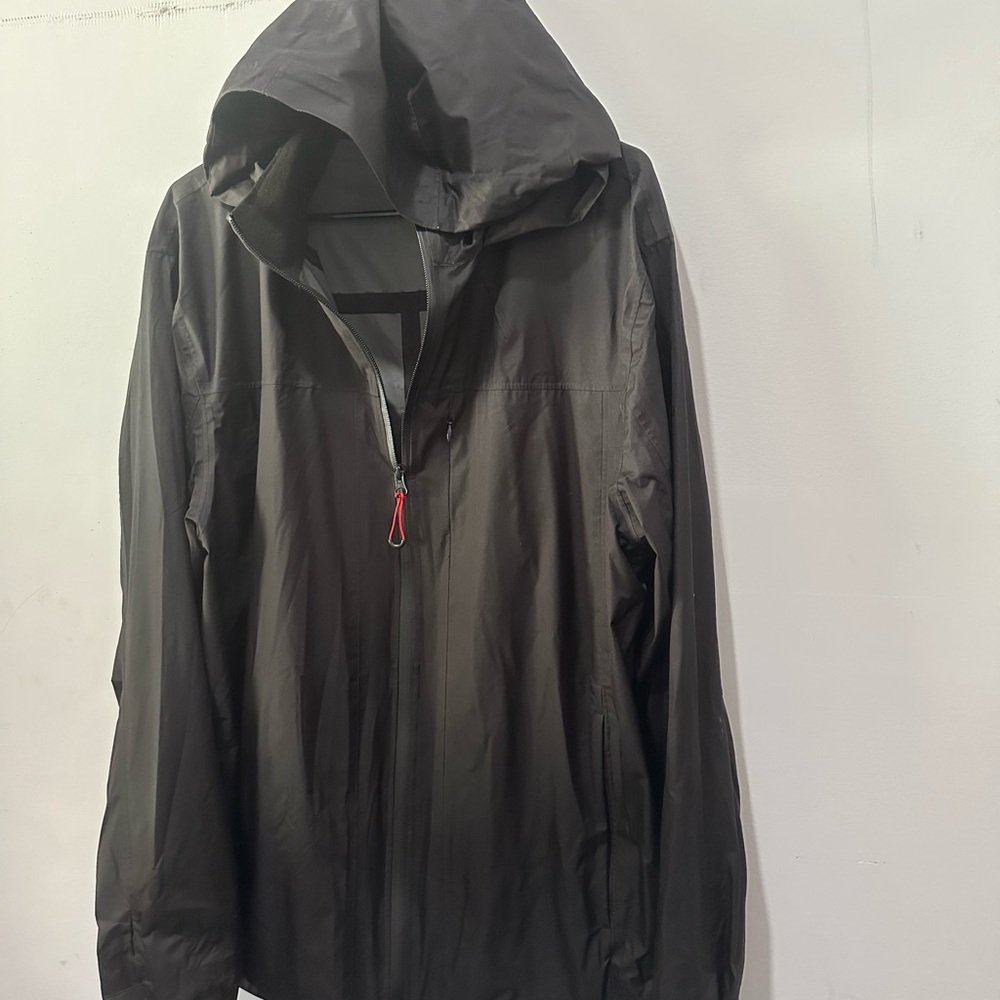 Men's Black Hooded Jacket